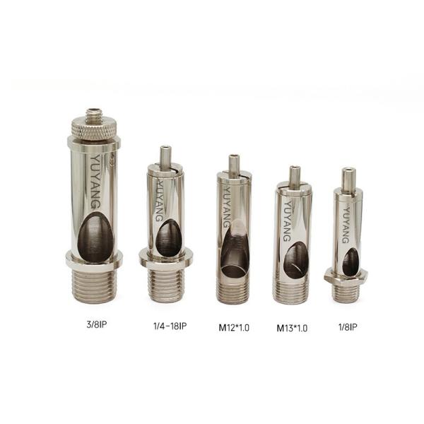 Straight Knurling Power Feed Cable Gripper 8*40mm Connection For Lights Hanging System F3-324-S