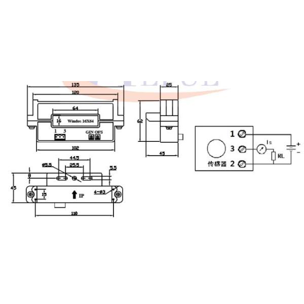 Precision DC Current Transmitter Open Loop DC4-20ma Measuring Chip
