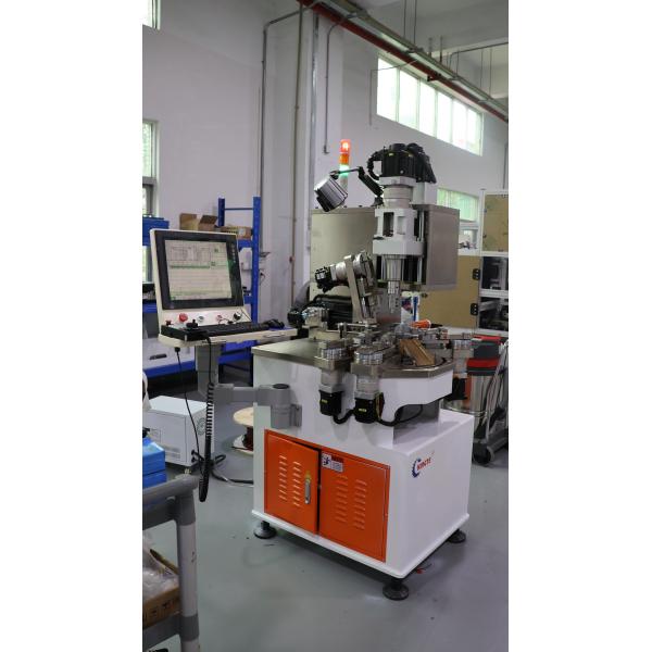 Automatic Round Shape Flat Wire Winding Machine For Photovoltaic And Automobile Industry