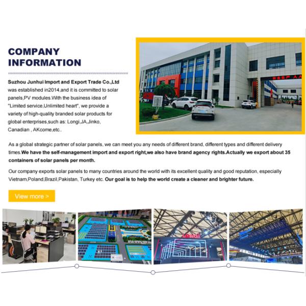 Znshine 430w Single Glass Mono Half Cut PV Modules
