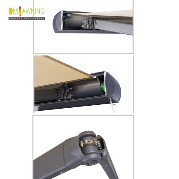 4m Full Cassette Electric Retractable Awning Remote Control