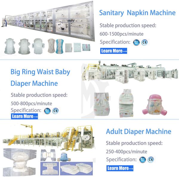 2026 New Model Sanitary Pad Making Machine Intelligent System Control