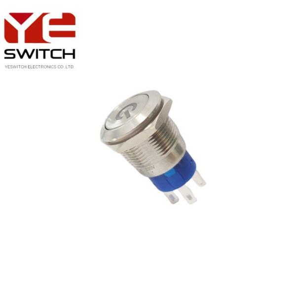 19mm Momentary Metal Push Button Switch ODM Normally Closed Push Button 500VDC