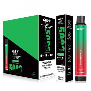 Buy cheap Qst Puff Flex PRO 5000 Puff Vape Disposable Vape or Electronic Cigarette Hookah Vape 0% 2% 5% Nicotine product