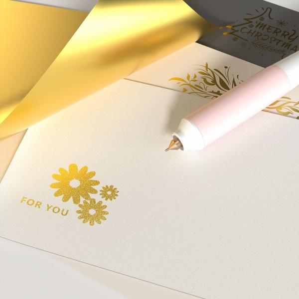 1.5A 2.5mm Nib Foil Transfer Machine , Hot Foil Pen For DIY Cards