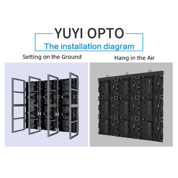 Customizable Cabinet Size Indoor Led Display Screen Panel Customizable Rental Led Screen 500*1000mm