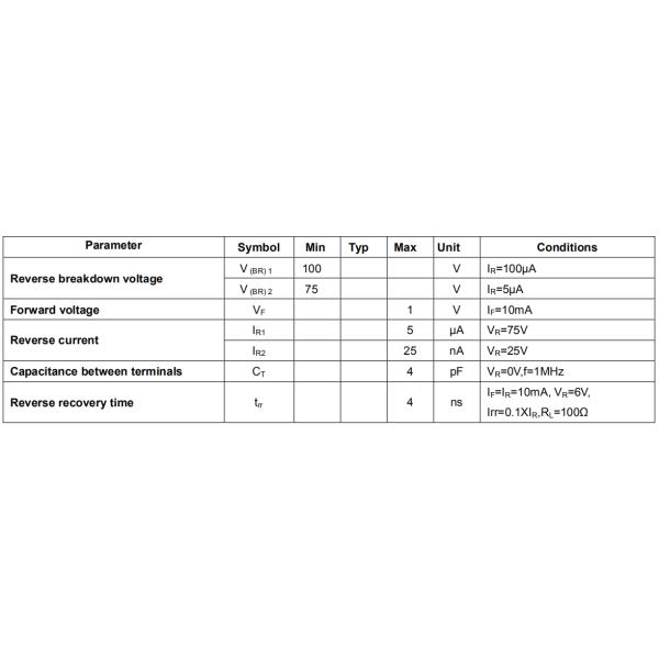 MMBD4148A/SE/CC/CA Silicon Power Transistor Sot-23 Plastic Encapsulate Diodes