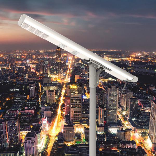 Powder Coating Column Solar Street LED Light Multi-function Smart Grid