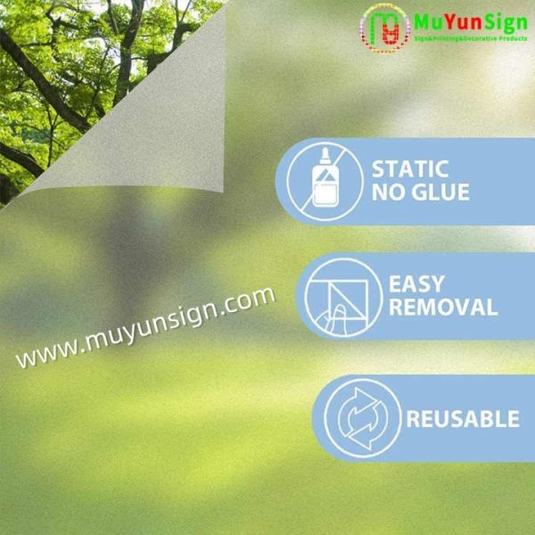 Heat Insulation Frosted Window Film For Windows Privacy Protection
