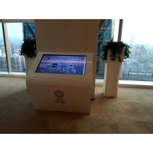 55 Inch Podium Windows All In One Pc Interactive Touch Computer Kiosk Query Machine 10 Points IR Touch