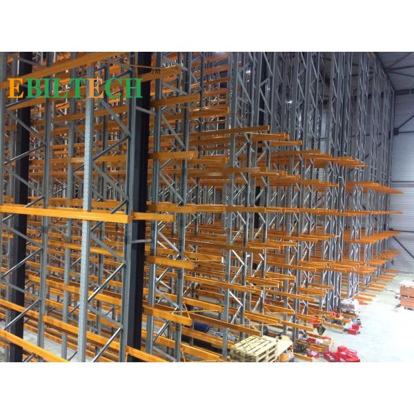 Orange Q235B VNA Racking System , Selective Narrow Aisle Pallet Racking System