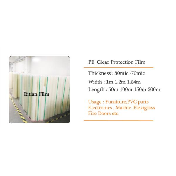 Transparent Polyethylene Protective Film Phone Display Repair Tape 70 Mic