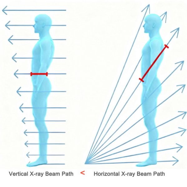 Vertical Prison Body Scanner 127VAC 50hz Long Lifespan High Durability