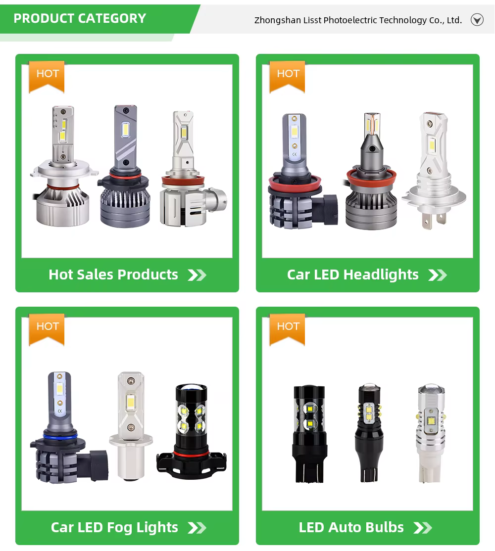 HOT SELLING LED HEADGHIT H4 Super Bright Car Led HeadLight Bulb 40watt 4000lm 9005 9006 H7 Led Canbus
