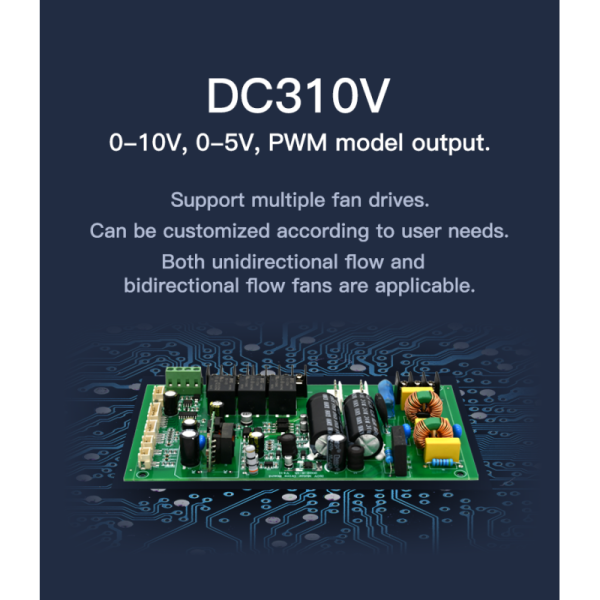 DC310V HVAC Motherboard Unidirectional Bidirectional Flow Ventilation Fan Control Board