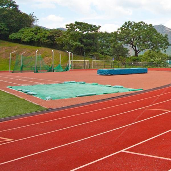 Hexagon Rubber EPDM/SBR Pavers Red Color Rubber Brick For Equestrian And Racecourse Area