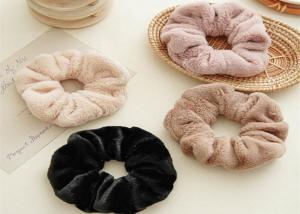 Buy cheap Autumn winter fur small rabbit hair colic hair accessories coffee black tie head rope spot wholesale product
