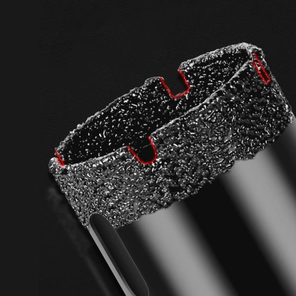 Used Hand Drill Bit Straight Shank Mounting Brazed Diamond Customized