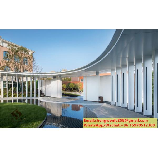 Metal aluminum facade aluminum panels for building facade customized metal sheet 3mm