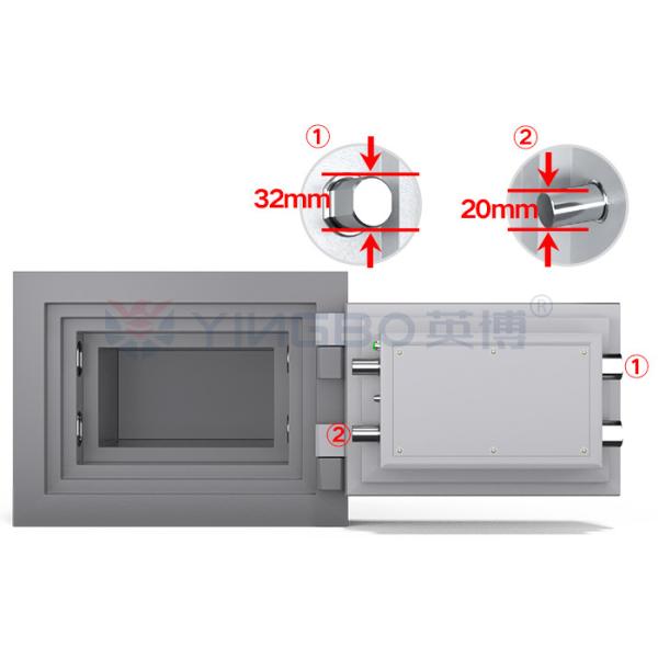 Solid Steel Fire Resistant Safe 2 Hour Fireproof Fire Test Certified Theft Protection Safe