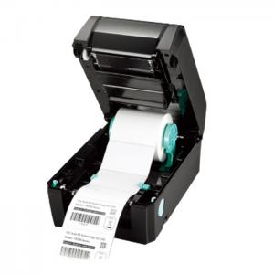 110mm wide thermal transfer label printer 300dpi black and white type  barcode printer