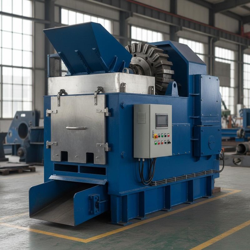 380V Robust Horizontal Urea Crusher For Fertilizer Processing