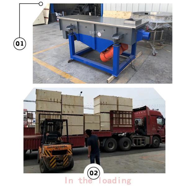 High Precise Linear Vibrating Sieve Sand Vibrating Screen For Particle Separation
