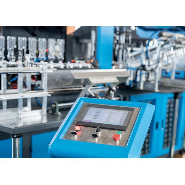 3000BPH - 4000BPH Automatic Blow Molding Machine 4 Cavity Servo Pet Bottle Making Machine