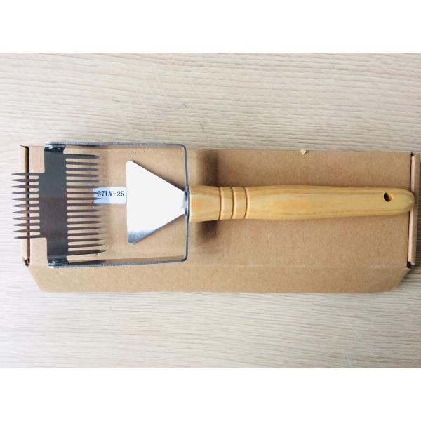 Mini Honey Uncapping Tools Bee Brush Stainless Steel Double Head Handle for beekeeping