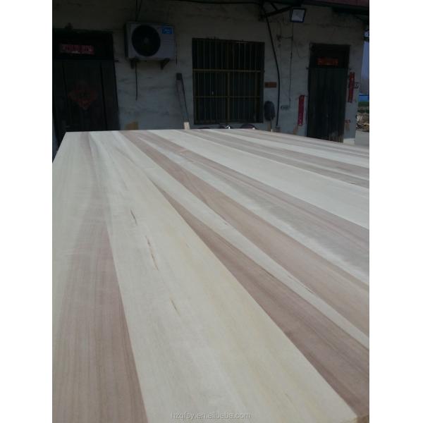 100mm-2440mm Natural Texture Solid Wood Furniture Poplar Plank Panel Edge Glued Board