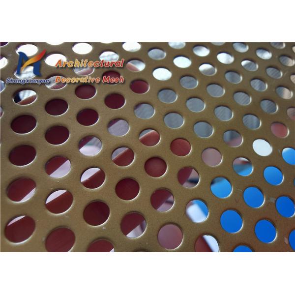 Ceiling Round Hole Perforated Metal Mesh Stainless Steel 1000mm