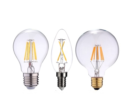 Ornamental led filament bulbs globe light filament LED 5watt decoration lighting