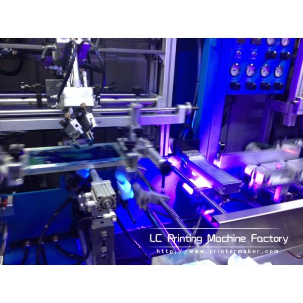 LED UV Curing System Automatic Silk Screen Printing Machine