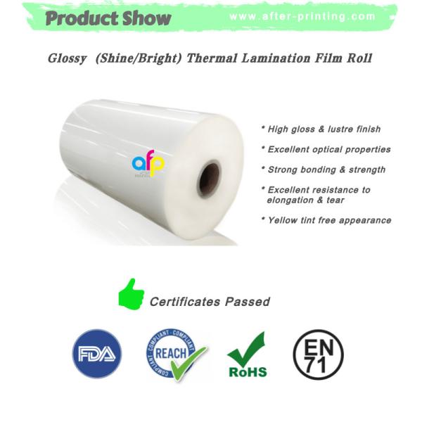 30micron Shine BOPP Thermal Lamination Film