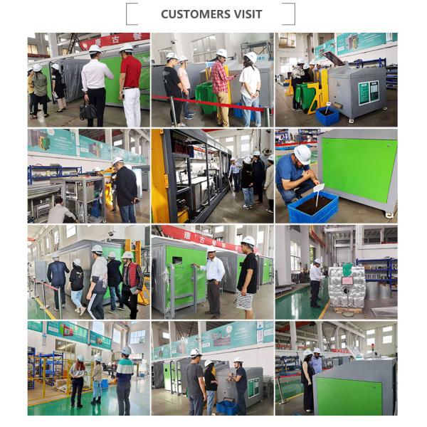 24H Processing Food Waste Recycling Machine Automatic Kitchen Waste Fertilizer Machine