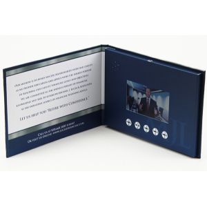 Buy cheap HD IPS1024 X 600 LCD Video Brochure Flyer Folder Mailer Card For Wedding Invitation product