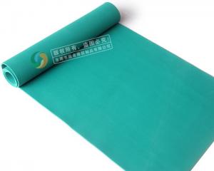 China 2015 wholesale 100% eco friendly foldable personalized silk screen print surface rubber yoga mat 6mm with custom logo on sale