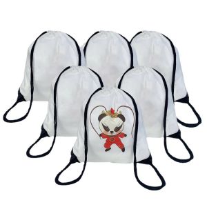 China Sublimation Non woven Drawstring Bag Custom Drawstring Backpacks on sale