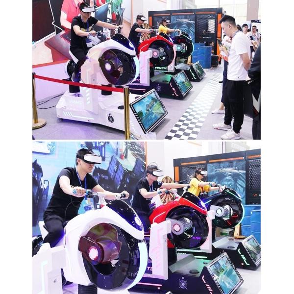 Racing Roller Coaster 9D VR Chair VR Remote Movie Power For Shopping Mall