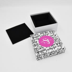 Buy cheap Sharp Edge Lid And Based Luxury Gift Boxes With Insert Cosmetic Packaging product