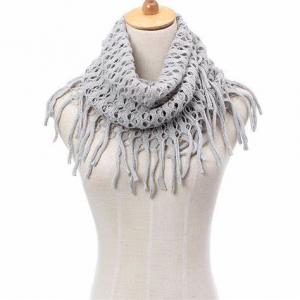 Buy cheap Custom Logo Jacquard Winter Knitted Cotton Scarf , Ladies Knitted Scarves product