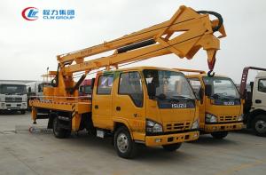 China ISUZU 4X2 Hydraulic Foldable Knuckle Boom Truck For High Altitude Operation on sale