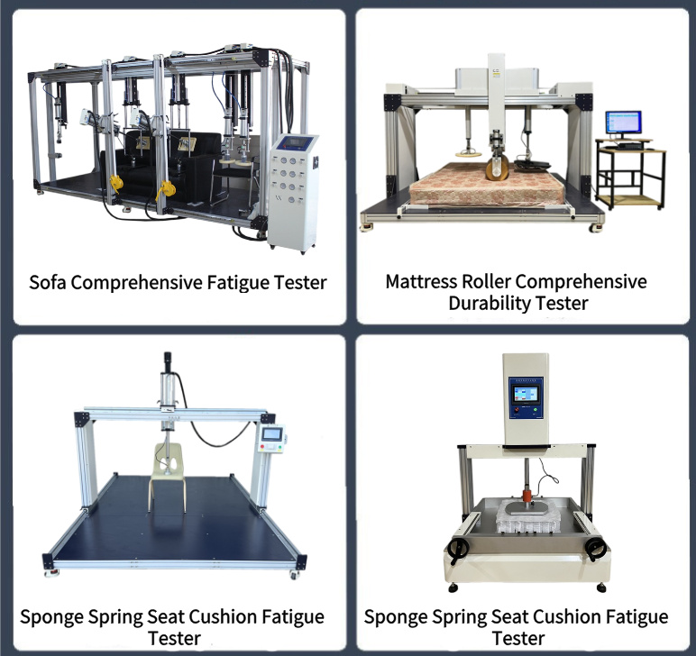 Office Chair Base Compression Tester for Five-Star Leg Strength and Vertical Load Durability Testing