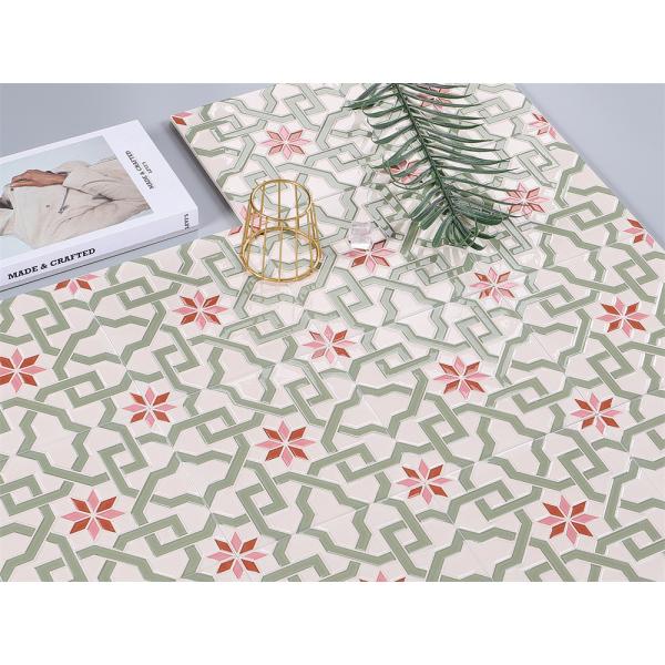 20x20cm Beige Pink Ceramic Rustic Tile for Floor and Wall