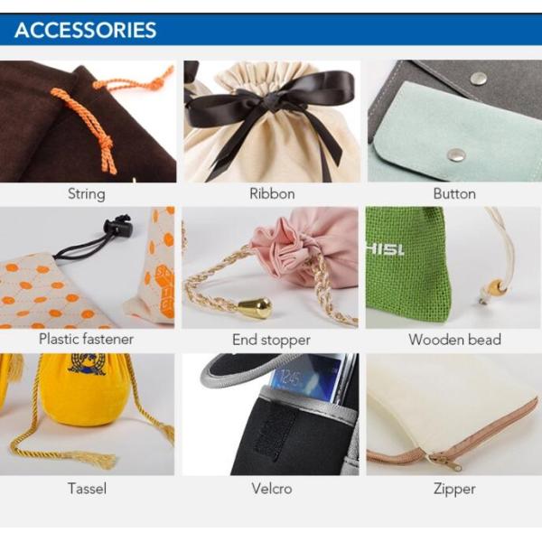Promotional Café Natural Twill Plain Natural Drawstring Cotton Bag Reusable For Packaging