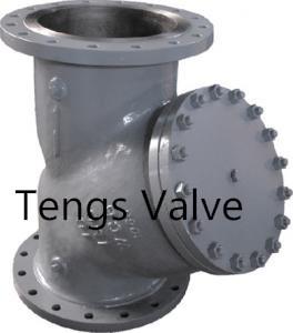 China API Flanged Cast Steel Industrial Y Strainer Ansi Y (Wye) Type Filter CLASS 150 LB / 150# on sale