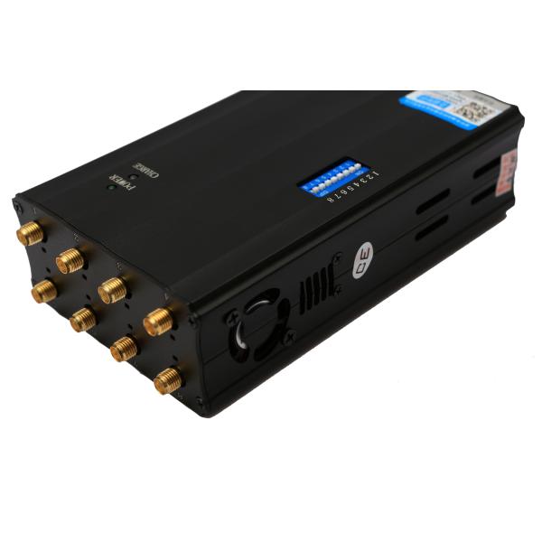 8 frequency band handheld mobile phone signal masker GSM DCS 3G 4G mobile phone jammer WiFi Lojack GPS jammer