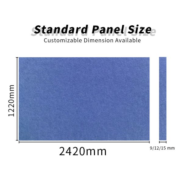 Customized Polyester Fiber Wall Panel Durable Acoustic Felt Panel for Studio