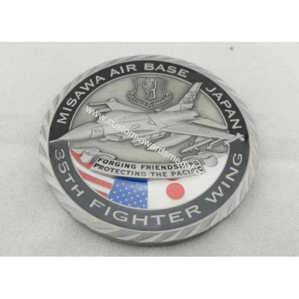 Brass / Zinc Alloy / Pewter Personalized Coins / Air Force Coin with Antique Nickel Plating