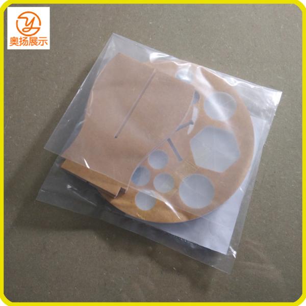 28 holes red rectangle acrylic brush dryer for makeup brush drying